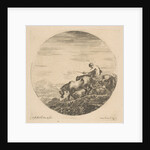 Herdsman on Horseback Drives Animals, ca. 1646 by Stefano della Bella