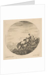 Herdsman on Horseback Drives Animals, ca. 1646 by Stefano della Bella