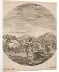 Two Women Crossing a Stream, ca. 1646 by Stefano della Bella