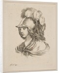 Head of Minerva, from 'Various heads and figures', 1650 by Stefano della Bella