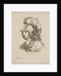Head of Minerva, from 'Various heads and figures', 1650 by Stefano della Bella