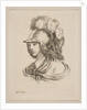 Head of Minerva, from 'Various heads and figures', 1650 by Stefano della Bella