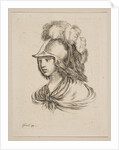 Head of Minerva, from 'Various heads and figures', 1650 by Stefano della Bella