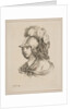 Head of Minerva, from 'Various heads and figures', 1650 by Stefano della Bella