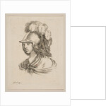 Head of Minerva, from 'Various heads and figures', 1650 by Stefano della Bella