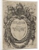 Cartouche with Title: Nouvelles inventions de Cartouches, 1647 by Stefano della Bella