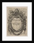Cartouche with Title: Nouvelles inventions de Cartouches, 1647 by Stefano della Bella
