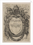 Cartouche with Title: Nouvelles inventions de Cartouches, 1647 by Stefano della Bella