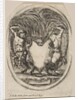 Cartouche Formed by a Tiger Skin Flanked by Two Centaurs, 1647 by Stefano della Bella