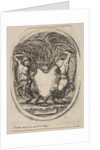 Cartouche Formed by a Tiger Skin Flanked by Two Centaurs, 1647 by Stefano della Bella