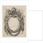 Cartouche Crowned by Helmet and Leopards, 1647 by Stefano della Bella