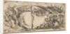 Two Different Halves of Cartouches Each Showing an Eagle Fighting a Serpent, 1646 by Stefano della Bella