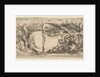 Two Different Halves of Cartouches Each Showing an Eagle Fighting a Serpent, 1646 by Stefano della Bella