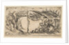 Two Different Halves of Cartouches Each Showing an Eagle Fighting a Serpent, 1646 by Stefano della Bella
