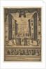 Frontispiece for the comedy 'The Buffoons', a set on stage resembling a p…, ca. 1639 by Stefano della Bella