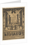 Frontispiece for the comedy 'The Buffoons', a set on stage resembling a p…, ca. 1639 by Stefano della Bella