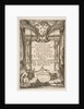 Frontispiece for the Instruzione a' Cancellieri, 1635 by Stefano della Bella