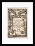 Frontispiece for the Instruzione a' Cancellieri, 1635 by Stefano della Bella