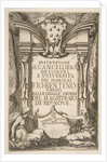 Frontispiece for the Instruzione a' Cancellieri, 1635 by Stefano della Bella