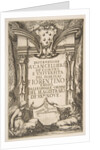 Frontispiece for the Instruzione a' Cancellieri, 1635 by Stefano della Bella