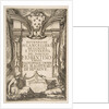 Frontispiece for the Instruzione a' Cancellieri, 1635 by Stefano della Bella