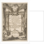 Frontispiece for the Instruzione a' Cancellieri, 1635 by Stefano della Bella