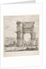 The Temple of Vespasian and the Roman Forum, from 'Six large views, four of Rome, and two …, 1656 by Stefano della Bella