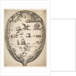 Screen with Rebus of Fortune, ca. 1639 by Stefano della Bella