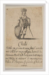 Chile, from 'Game of Geography', 1644 by Stefano della Bella
