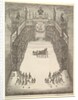 Theater at Modena, seen from above and filled with spectators, with a triumphal car at cen…, 1652 by Stefano della Bella