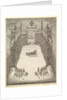 Theater at Modena, seen from above and filled with spectators, with a triumphal car at cen…, 1652 by Stefano della Bella