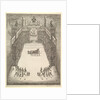 Theater at Modena, seen from above and filled with spectators, with a triumphal car at cen…, 1652 by Stefano della Bella