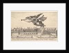 View of the Palais Cardinal, the figure of Fame at top center flying towards the left a…, 1649-51 by Stefano della Bella