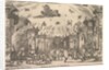 Fifth scene, the Inferno, from 'The marriage of the gods', 1637 by Stefano della Bella