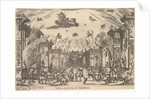 Fifth scene, the Inferno, from 'The marriage of the gods', 1637 by Stefano della Bella