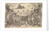 Fifth scene, the Inferno, from 'The marriage of the gods', 1637 by Stefano della Bella