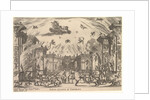 Fifth scene, the Inferno, from 'The marriage of the gods', 1637 by Stefano della Bella