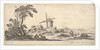 Plate 10: a family in center foreground, various figures and horses in middleground, a…, ca. 1641 by Stefano della Bella