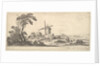 Plate 10: a family in center foreground, various figures and horses in middleground, a…, ca. 1641 by Stefano della Bella