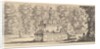 Plate 1: a monument with statues and a coat of arms in the center, a draughstman on th…, ca. 1641 by Stefano della Bella