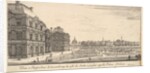 View of Luxembourg from the garden side of the Palais d'Orleans, from 'Various views of…, 1649-51 by Stefano della Bella