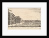 View of Luxembourg from the garden side of the Palais d'Orleans, from 'Various views of…, 1649-51 by Stefano della Bella