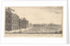 View of Luxembourg from the garden side of the Palais d'Orleans, from 'Various views of…, 1649-51 by Stefano della Bella
