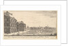 View of Luxembourg from the garden side of the Palais d'Orleans, from 'Various views of…, 1649-51 by Stefano della Bella