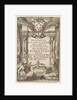 Frontispiece for 'Instructions for Chancellors': Medici coat …, 1635 by Stefano della Bella