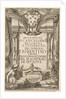 Frontispiece for 'Instructions for Chancellors': Medici coat …, 1635 by Stefano della Bella