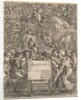 Frontispiece for 'The Works of Scarron'; the poet sitting in a chair…, 1649 by Stefano della Bella