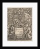 Frontispiece for 'The Works of Scarron'; the poet sitting in a chair…, 1649 by Stefano della Bella