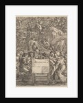 Frontispiece for 'The Works of Scarron'; the poet sitting in a chair…, 1649 by Stefano della Bella