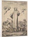 Saint Jean Gualbert trampling a monster with two human heads and a serpentine body, a flyi…, 1640 by Stefano della Bella